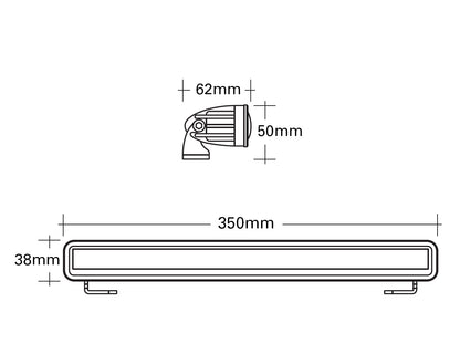 Narva Navigata LED Marine Light Bar 350mm