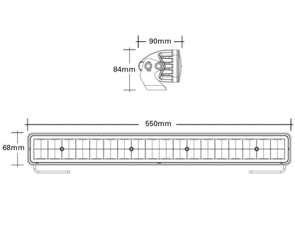 Narva Navigata LED Double Row Light Bar