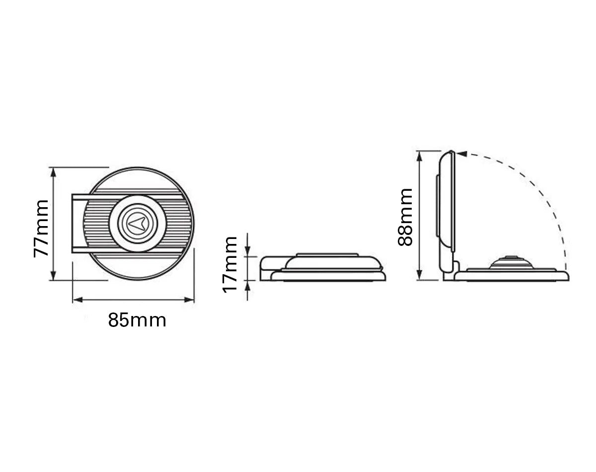 Deck Foot Switch/Chain Washer