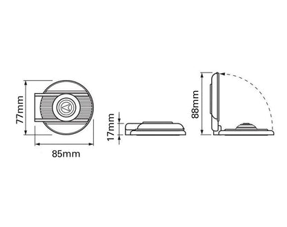 Deck Foot Switch/Chain Washer