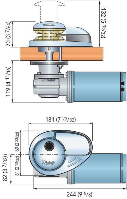 Quick DP1 Series Vertical Windlass