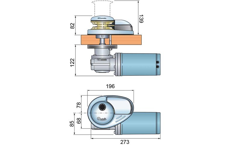 Quick DP2 Series 300w Vertical Windlass