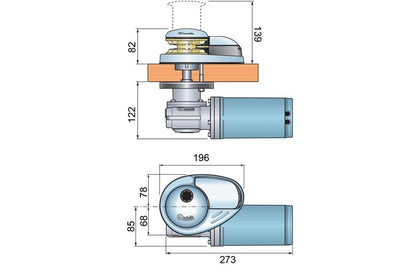 Quick DP2 Series 300w Vertical Windlass