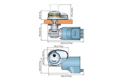 Quick DP2 Series 700w Vertical Windlass