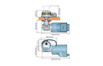 Quick DP2 Series 1000w Vertical Windlass