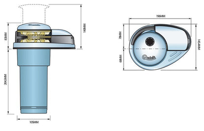 Quick DP2E Series Vertical Windlass