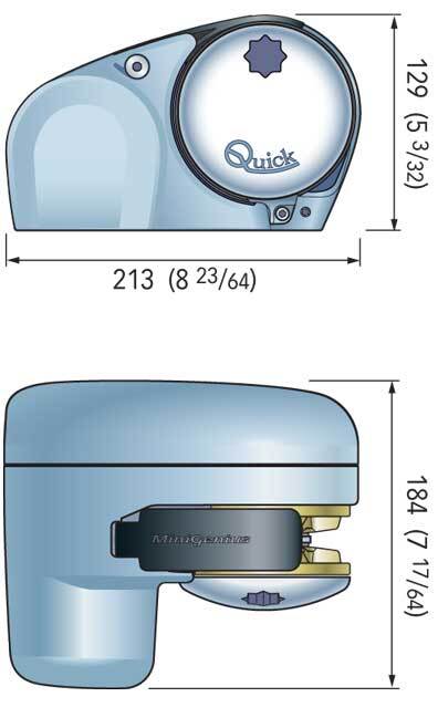 Quick GP2 1200 Horizontal On-Deck Windlass