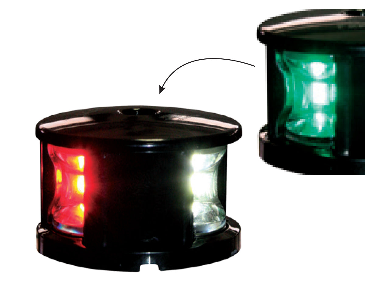 Lalizas FOS 12 LED Tri-Colour Port, Starboard & Stern Navigation Lights