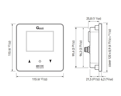 Quick QNC CHC Chain Counter Panel Mount