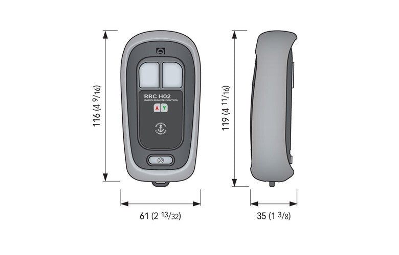 RRC H02 Wireless Handheld Remote Control