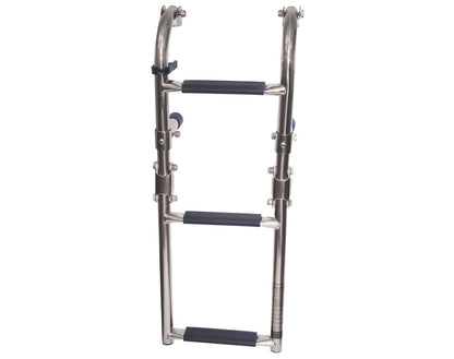 Folding Boarding Ladder Stainless Steel 3 Step