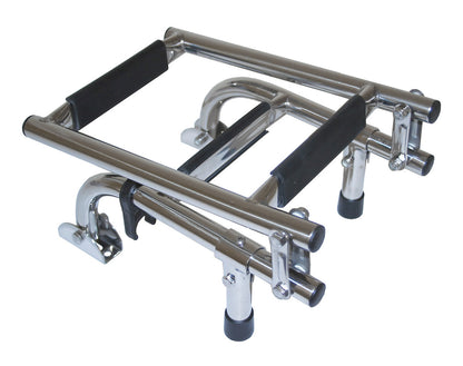 Folding Boarding Ladder Stainless Steel 3 Step