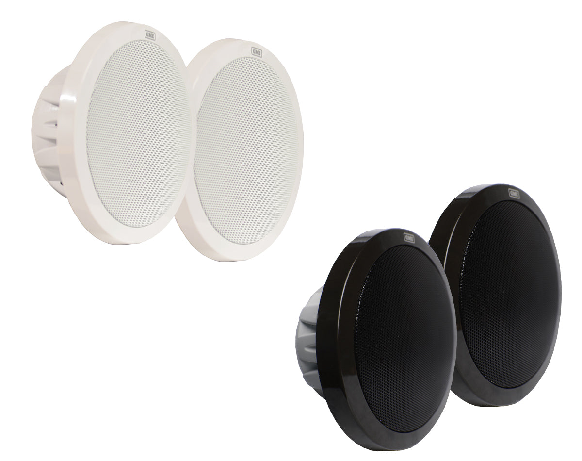 GME GS520 Marine Flush Mount Speakers Pair 110W 163mm