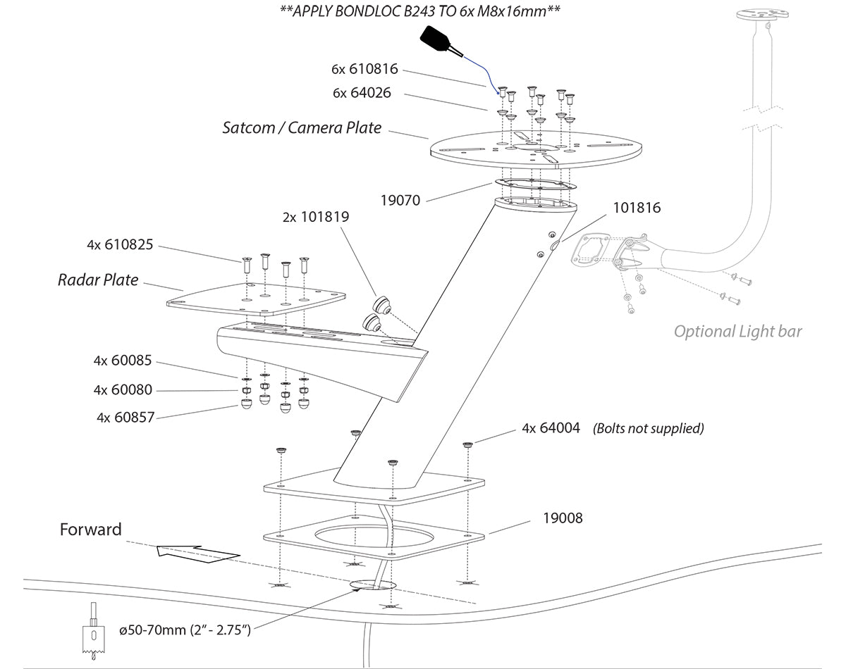 Scanstrut Modular Dual PowerTower Standard