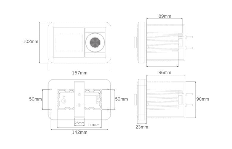 Aquatic AV CP6 Waterproof Marine Stereo Compact