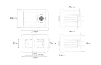 Aquatic AV CP6 Waterproof Marine Stereo Compact