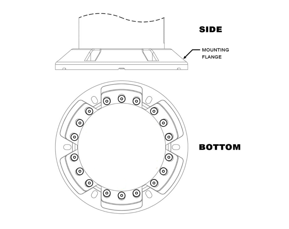 SHOXS X4 Suspension Seat Pedestal with Height Adjustment