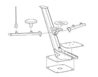 Scanstrut Flagship Tapered Radar Mounts