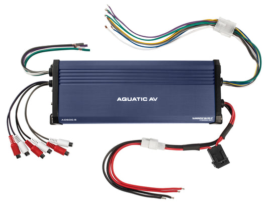 Aquatic AV AD600.5 Marine Amplifier 5 Channel