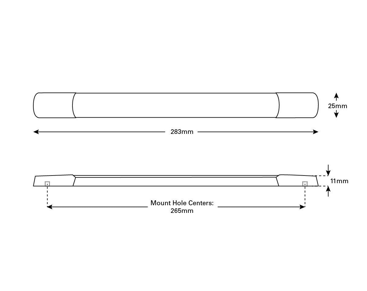 Hella Marine Courtesy LED Strip Lights 1.5 Watt Surface Mount