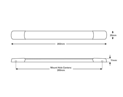 Hella Marine Courtesy LED Strip Lights 1.5 Watt Surface Mount