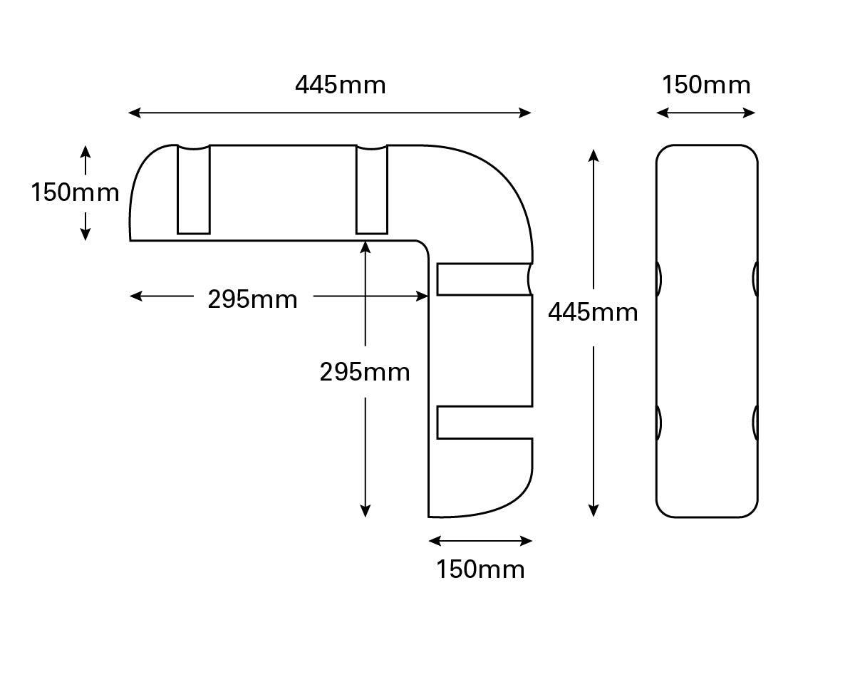 Dock Edge E45 Corner Fender