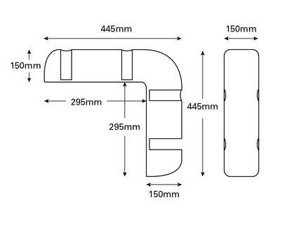 Dock Edge E45 Corner Fender